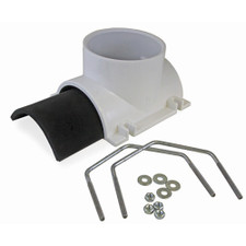 PVC Saddle Tee Conversion Kit with Gasket - 4" x 4"