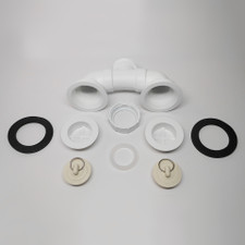 E.L. Mustee Double Laundry Drain Assembly