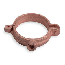 Warwick Hanger Company Copper Hinged Pipe Clamp- 1-1/4"