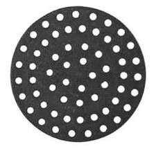Cast Iron 7" Drain Cover - 1/4" Thick
