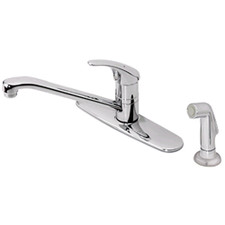 Symmons Single Handle Kitchen Faucet S-23-2-STN-IPS With Spray