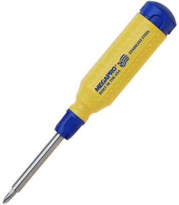 Megapro® 15-in-1 Multi-Tip Screwdriver - Stainless Steel