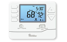 Robertshaw RS9110 Programmable Wall Thermostat - 24V, 1 Heat/1 Cool